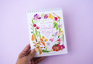 A Story Behind My 2023 Farmer's Market Calendar - Jean Choe Art & Design