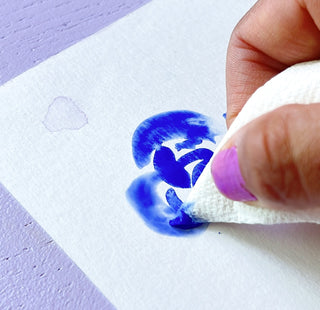 Watercolor Bite-Size Tips: Paper Towel To The Rescue - Jean Choe Art & Design