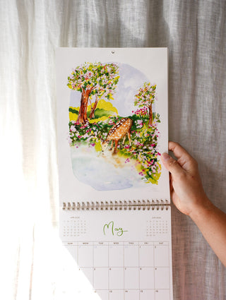 2026 Wall Calendar: Woodland Animals Monthly Calendar on Wall from Jean Choe Art & Design - Wall Calendars