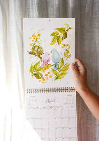 2026 Wall Calendar: Woodland Animals Monthly Calendar on Wall from Jean Choe Art & Design - Wall Calendars