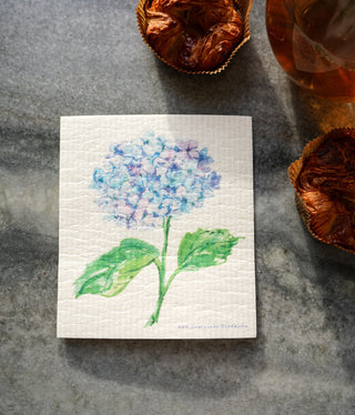 4 - Pack Garden Flowers Swedish Dishcloth: Washable Kitchen Cloths from Jean Choe Art & Design - Reusable Paper Towels