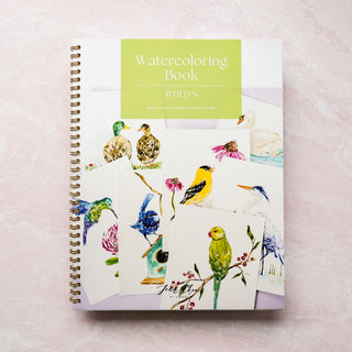 Birds Watercolor Workbook by Jean Choe Art & Design