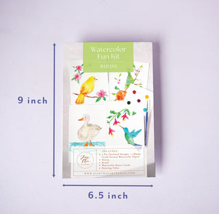 Birds Watercolor Fun Kit by Jean Choe Art & Design