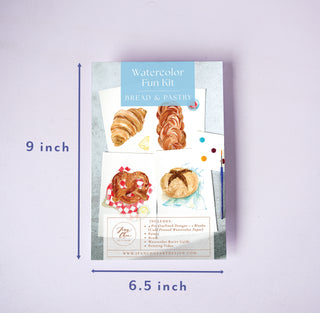 Bread & Pastry Watercolor Kit by Jean Choe Art & Design