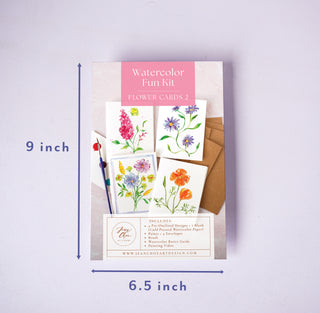 Flower Cards 2 Watercolor Fun Kit by Jean Choe Art & Design