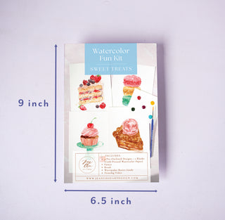 Sweet Treats Watercolor Kit by Jean Choe Art & Design