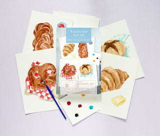 Bread & Pastry Watercolor Kit by Jean Choe Art & Design