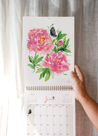 2027 Butterfly Wall Calendar (Nabi) by Jean Choe Art & Design