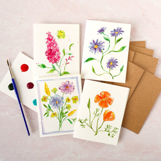 Flower Cards 2 Watercolor Fun Kit by Jean Choe Art & Design