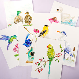 Birds Watercolor Workbook by Jean Choe Art & Design