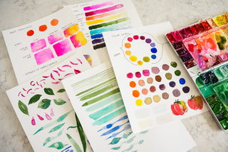 Loose Watercolor Florals online course by Jean Choe Art & Design