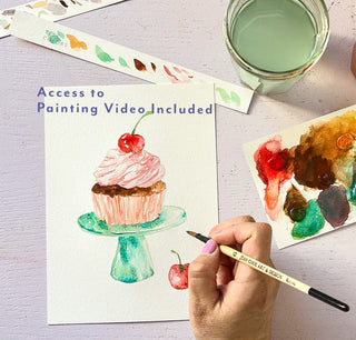 Sweet Treats Watercolor Kit by Jean Choe Art & Design