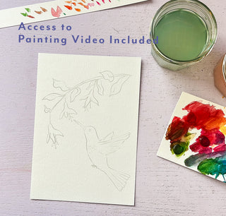Birds Watercolor Fun Kit by Jean Choe Art & Design