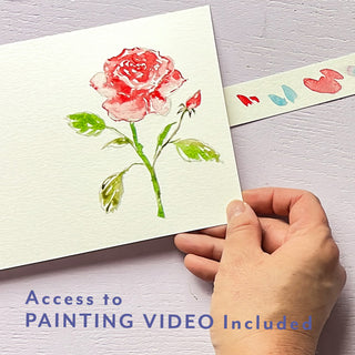 Flower Cards 1 Watercolor Fun Kit by Jean Choe Art & Design