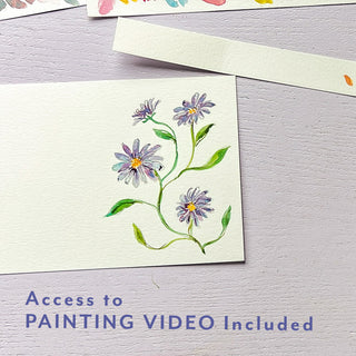 Flower Cards 2 Watercolor Fun Kit by Jean Choe Art & Design