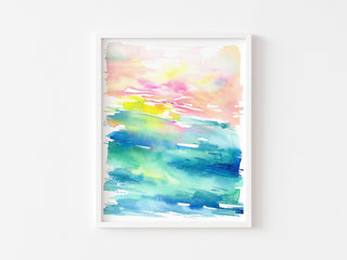 "Awakening" Watercolor Art Print from Jean Choe Art & Design - Watercolor