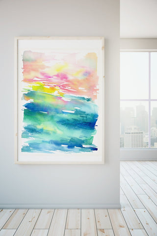 "Awakening" Watercolor Art Print from Jean Choe Art & Design - Watercolor