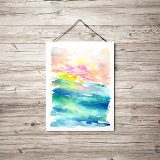 "Awakening" Watercolor Art Print from Jean Choe Art & Design - Watercolor