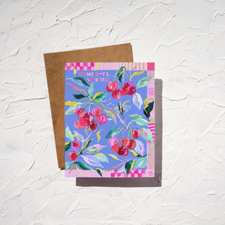 Congrats, Sweetie Cherry Greeting Card from Jean Choe Art & Design - Other Baby