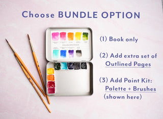 Fall Watercolor Workbook: Pre - Outlined Coloring Pages & Easy Instructions from Jean Choe Art & Design - Coloring Books