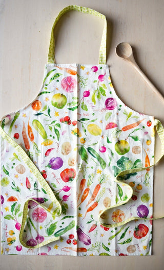 Farmer’s Market Cute Apron with Pocket for Women from Jean Choe Art & Design - Aprons