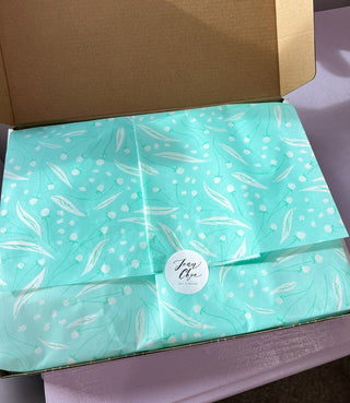 Floral Tissue Paper for Gift Wrapping: 20"x30" from Jean Choe Art & Design - Tissue Paper