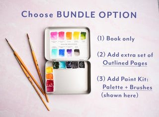 Fruit Watercolor Workbook: Outlined Pages & Step - By - Step Instructions from Jean Choe Art & Design - Coloring Books