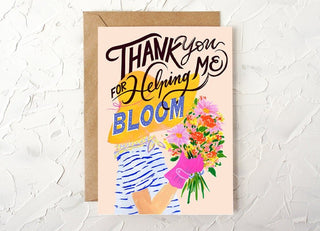 Gardener Mother's Day Card – Flower - Themed Card for Moms Who Help You Bloom from Jean Choe Art & Design - Other Baby