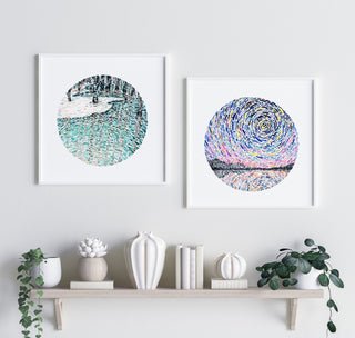 "How Stars Travel" Art Print: Starry Night Sky Wall Art from Jean Choe Art & Design - Giclée