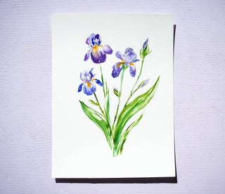 Individual Floral Watercolor Pages: Pre - Outlined & Perfect for Beginner and Art Gifts from Jean Choe Art & Design - Coloring Books