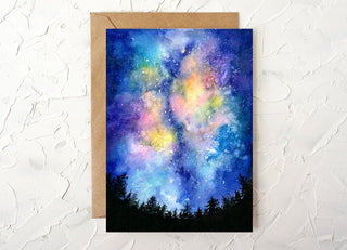 Into the Night I Greeting Card from Jean Choe Art & Design - Blank Cards