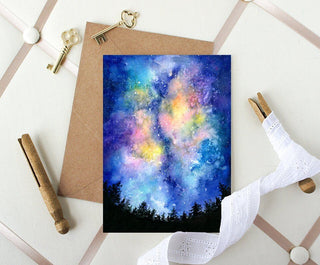 Into the Night I Greeting Card from Jean Choe Art & Design - Blank Cards