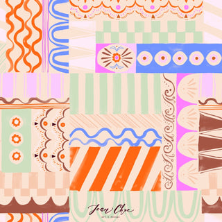 jean choe art design watercolor portfolio surface design from Jean Choe Art & Design - 