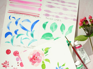 [Live Online] Simple Watercolor Roses Workshop with Jean from Jean Choe Art & Design - 