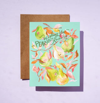 Pear - fect Recovery Greeting Card for Get Well Wishes from Jean Choe Art & Design - Other Baby