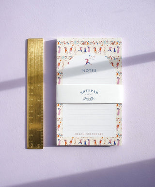 "Reach for the Sky" Watercolor Notepad for Desk from Jean Choe Art & Design - Notepads