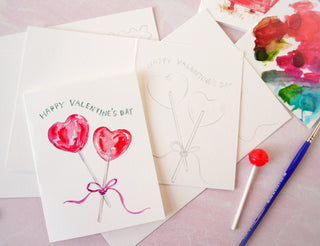 Sweet & Simple Valentine’s Cards – Watercolor Workshop with Jean from Jean Choe Art & Design - 