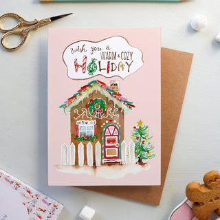Warm & Cozy Gingerbread Holiday Card from Jean Choe Art & Design - Other Retail & Shop Fitting