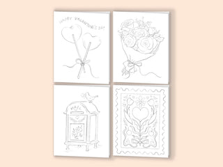 Watercolor Fun Kit: DIY Valentine’s Handmade Cards from Jean Choe Art & Design - Kits