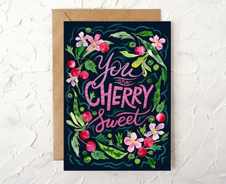 You Are Cherry Sweet Greeting Card from Jean Choe Art & Design - Other Baby
